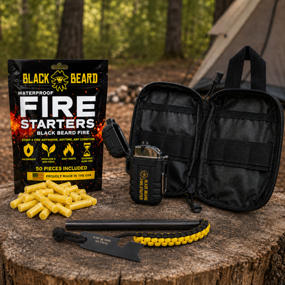 Black Beard Fire Plug Kit | Fire Starter Kit
