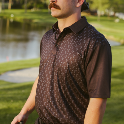Tempo T Performance Polo - Black