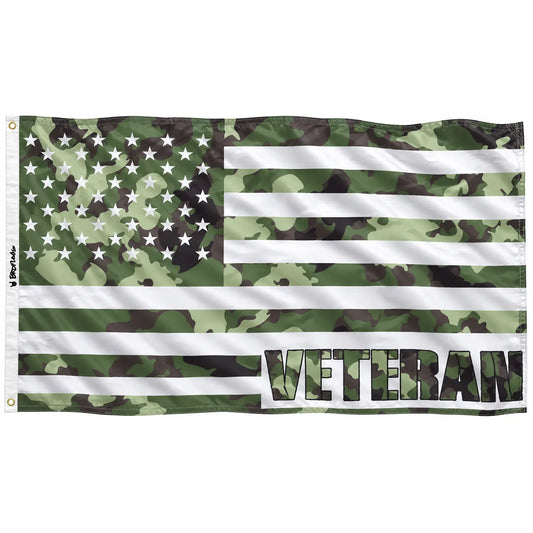 Veteran Camo American Flag