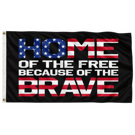 Large 3'x5' American Flag - Home of the Brave!