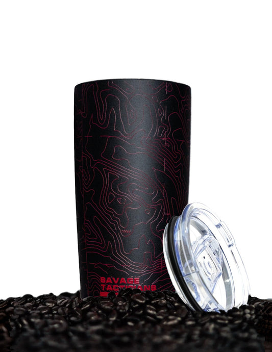 Topo 20 oz Black/Red Tumbler