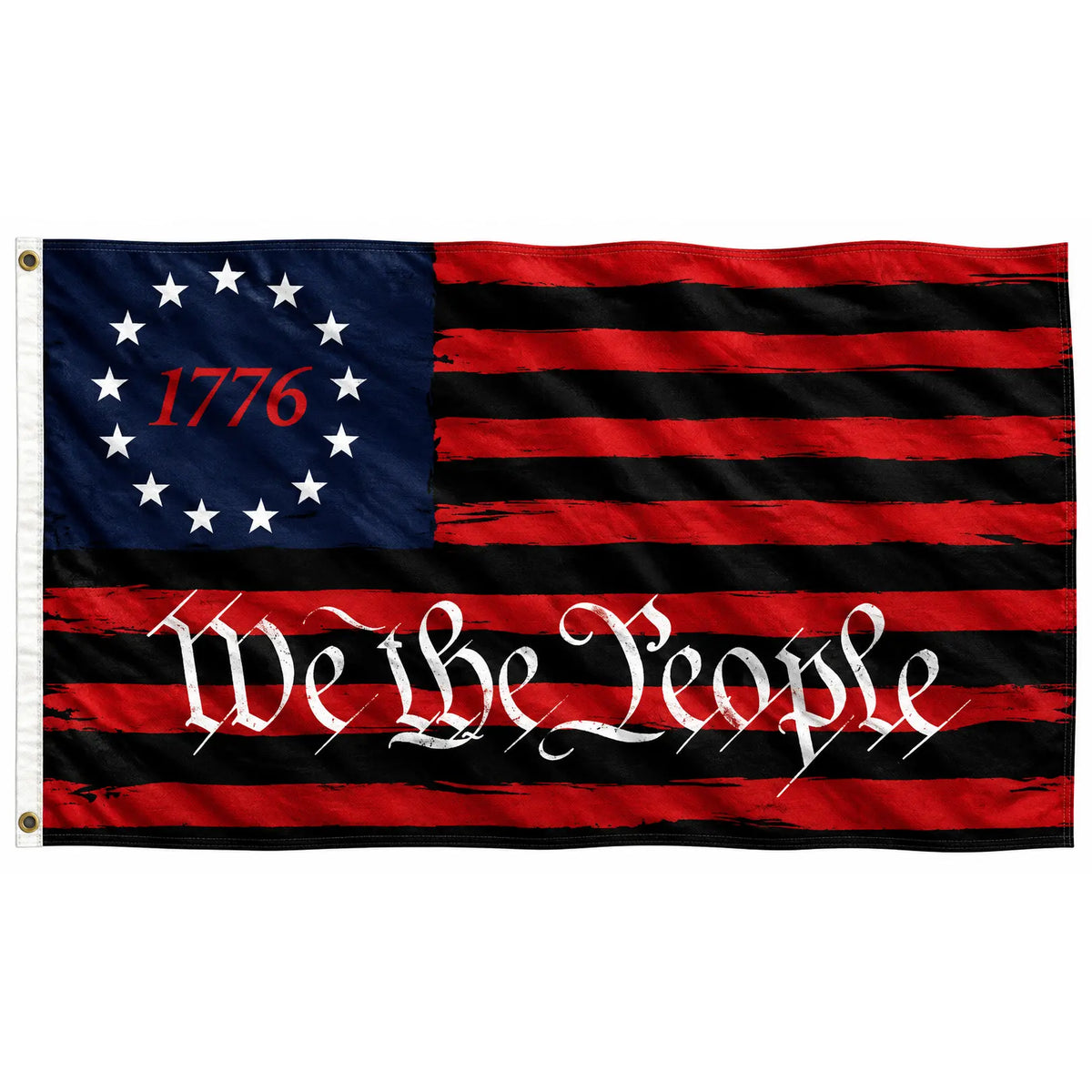 Large 3'x5' Blue American Flag - We The People Flag